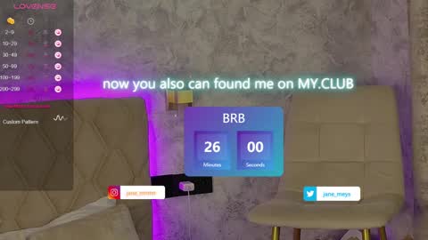 Snapshot of jane_meys chatting on 01.13.25 your kitty JANE roawww online show from 01.13.25