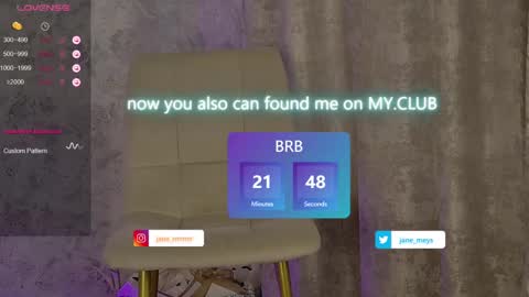 Snapshot of jane_meys chatting on 01.14.25 your kitty JANE roawww online show from 01.14.25