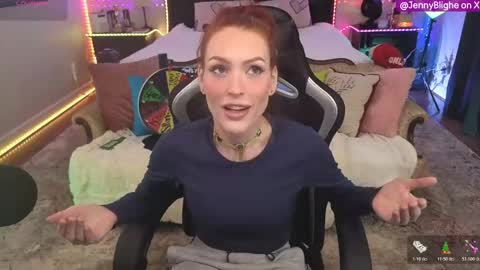 Snapshot of jaybeitsme chatting on 12.14.25 JennyBlighe online show from 12.14.25