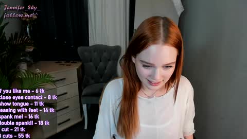 Snapshot of jennifer_shy_ chatting on 01.29.25 Jennifer online show from 01.29.25