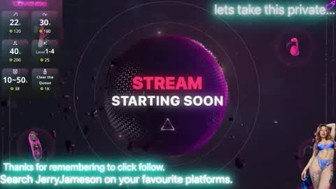 Snapshot of jerryjameson chatting on 01.08.26 Jerry Jameson online show from 01.08.26