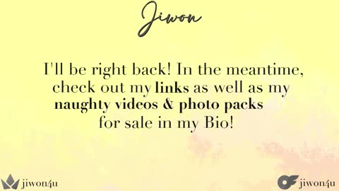 Jiwon online show from 03.08.26
