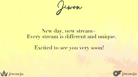 Jiwon online show from 04.23.26