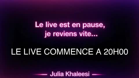 Julia Khaleesii online show from 04.15.26
