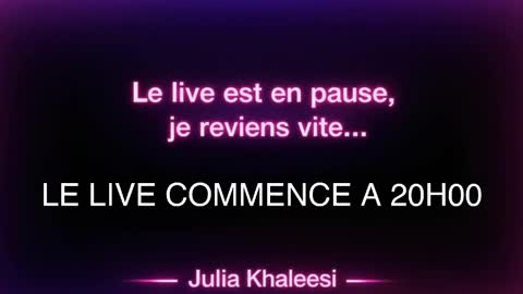 Julia Khaleesii online show from 04.16.26