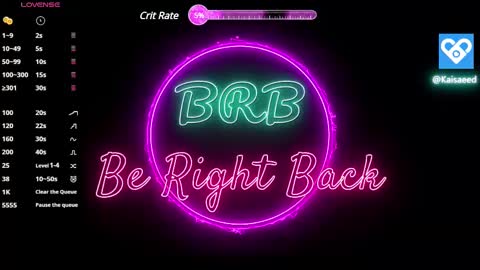 Snapshot of kaisaeed chatting on 03.10.25 Kai online show from 03.10.25