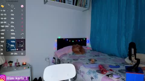 Snapshot of karla__1 chatting on 01.12.25 Ill be on at sunday see u Lynn Could u help me to reach 100 Thmbs upp plssss Independent girl 3 online show from 01.12.25