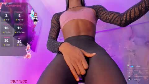 Snapshot of karlaebony_ts chatting on 11.26.25 KARLA online show from 11.26.25