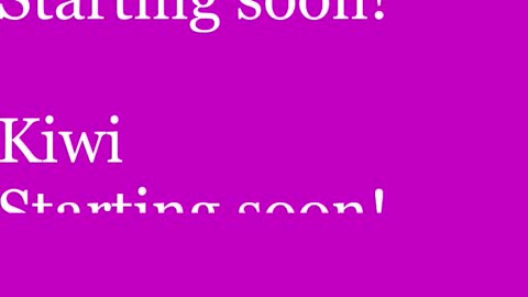 Kiwi online show from 01.15.26