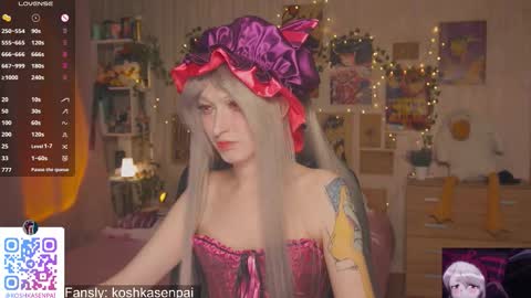 Snapshot of koshkasenpai chatting on 11.28.25 koshkasenpai online show from 11.28.25