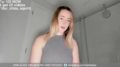 lailatoks - TIP 100 tks  get all my videos 22 VIDEOS SQUIRT PUSSY DILDO online show from 06.21.26