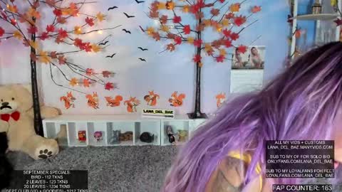 Snapshot of lana_del_bae chatting on 09.28.25 Lana Del Bae online show from 09.28.25