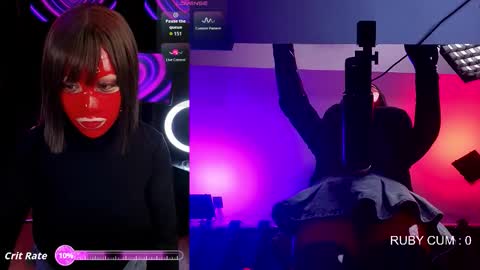 Latex Ruby online show from 02.23.26