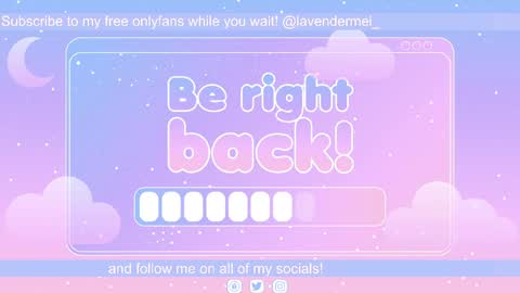 Snapshot of lavendermei chatting on 05.10.26 LavenderMei online show from 05.10.26