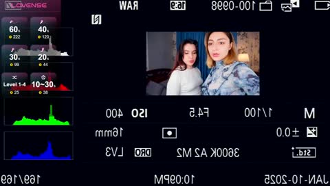 Snapshot of lenoimacyt chatting on 01.13.25 Hey hey our name is Mia Elfy Lovense is active time to play PVT IS OPEN online show from 01.13.25