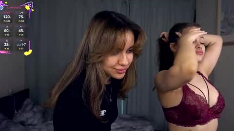 Snapshot of lenoimacyt chatting on 10.05.25 Hey hey our name is Mia Elfy Lovense is active time to play PVT IS OPEN online show from 10.05.25