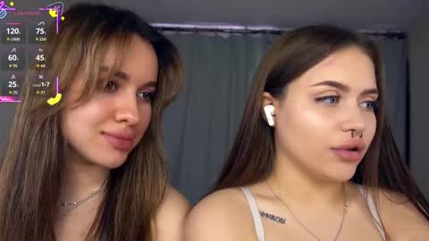 Snapshot of lenoimacyt chatting on 10.10.25 Hey hey our name is Mia Elfy Lovense is active time to play PVT IS OPEN online show from 10.10.25