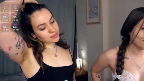 Snapshot of lenoimacyt chatting on 10.24.25 Hey hey our name is Mia Elfy Lovense is active time to play PVT IS OPEN online show from 10.24.25