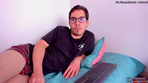 Snapshot of leoandviolet chatting on 12.03.24 Carlos  Alissa. Help us to reach 100 likes  online show from 12.03.24