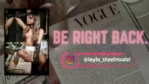 Snapshot of leyla_steel chatting on 06.28.26 INSTA leylasteel model online show from 06.28.26