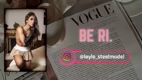 Snapshot of leyla_steel chatting on 07.04.26 INSTA leylasteel model online show from 07.04.26
