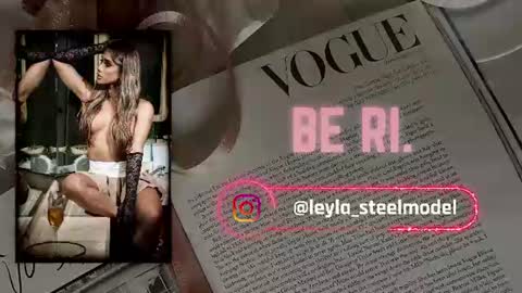 Snapshot of leyla_steel chatting on 07.14.26 INSTA leylasteel model online show from 07.14.26