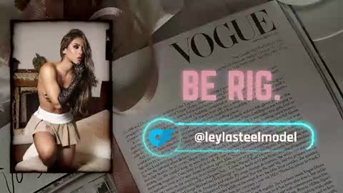 Snapshot of leyla_steel chatting on 07.19.26 INSTA leylasteel model online show from 07.19.26