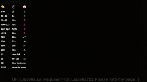 Snapshot of lisa_avila_ chatting on 10.17.25 Lisa online show from 10.17.25