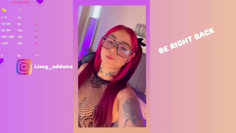 Snapshot of lissy_addams chatting on 02.26.25 Lissy online show from 02.26.25