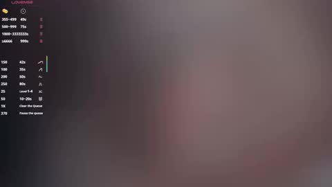 Lora control 2 min for every new Fan Club subscriber online show from 10.22.25