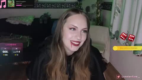 Snapshot of lovalentine chatting on 10.31.25 Lo Valentine online show from 10.31.25