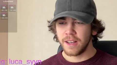 Snapshot of luca_syn chatting on 10.30.25 Luca S online show from 10.30.25