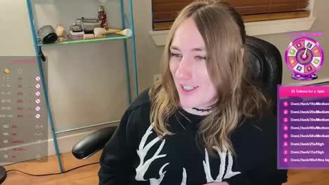 Snapshot of luluv chatting on 02.24.25 Lulu online show from 02.24.25