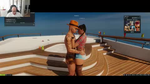 Snapshot of machinegun3dx chatting on 10.02.25 Andy online show from 10.02.25