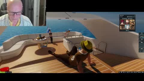 Snapshot of machinegun3dx chatting on 10.14.25 Andy online show from 10.14.25