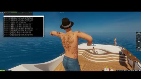 Snapshot of machinegun3dx chatting on 10.17.25 Andy online show from 10.17.25