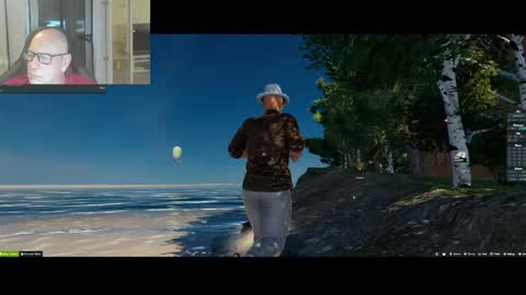 Snapshot of machinegun3dx chatting on 10.27.25 Andy online show from 10.27.25