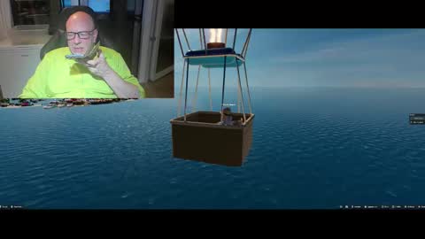 Snapshot of machinegun3dx chatting on 11.10.25 Andy online show from 11.10.25