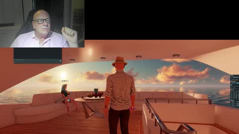 Snapshot of machinegun3dx chatting on 11.16.25 Andy online show from 11.16.25