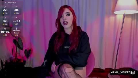 Snapshot of manu_nyx chatting on 01.13.26 manu velezz Help me to get to 100 thumbs ups Tip 25tks Rate me online show from 01.13.26