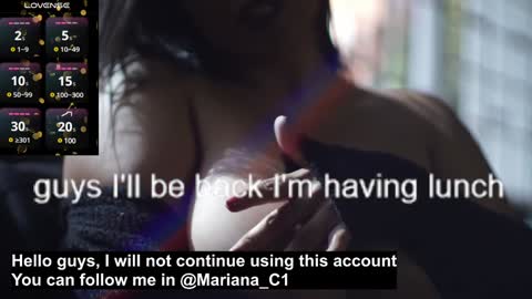 Snapshot of mariana_c chatting on 01.30.25 Mar y online show from 01.30.25