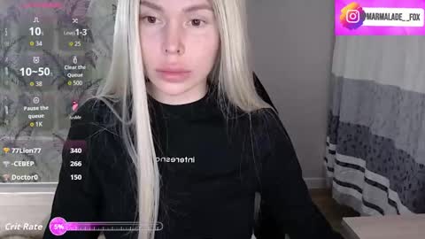 Snapshot of marmalade_fox chatting on 11.03.25 Marmalade Fox online show from 11.03.25