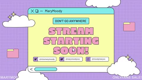 Snapshot of marymoody chatting on 11.22.25 Mary Moody online show from 11.22.25