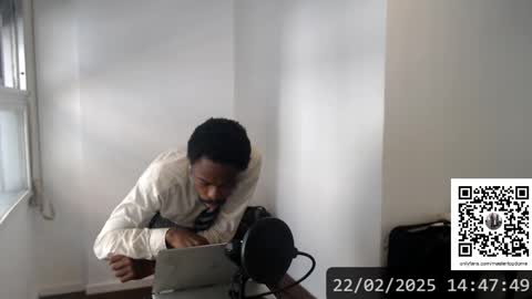 Snapshot of masterdomfuck chatting on 02.22.25 Masterdomfuck online show from 02.22.25