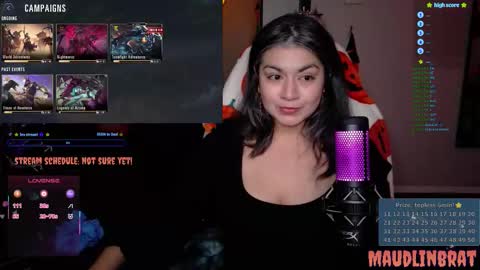 Snapshot of maudlinbrat chatting on 11.18.25 maudLin online show from 11.18.25