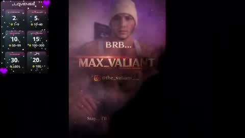 Snapshot of max_valiant1 chatting on 07.12.26 max_valiant1 online show from 07.12.26