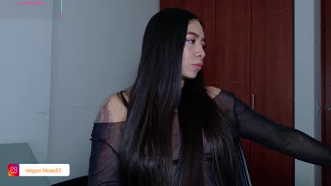 Snapshot of megan_bluee_ chatting on 12.18.25 Megan Bluee online show from 12.18.25