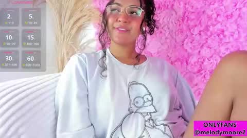 Snapshot of melodymoore_ chatting on 10.24.25 Melody online show from 10.24.25