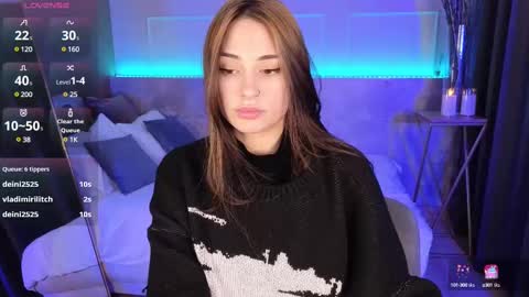 Snapshot of milana_sugar chatting on 02.13.25 Milana online show from 02.13.25