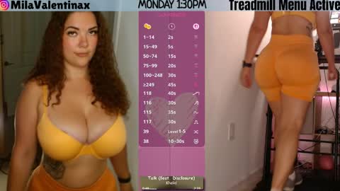 Snapshot of milavalentinax chatting on 05.18.26 Mila Valentina online show from 05.18.26